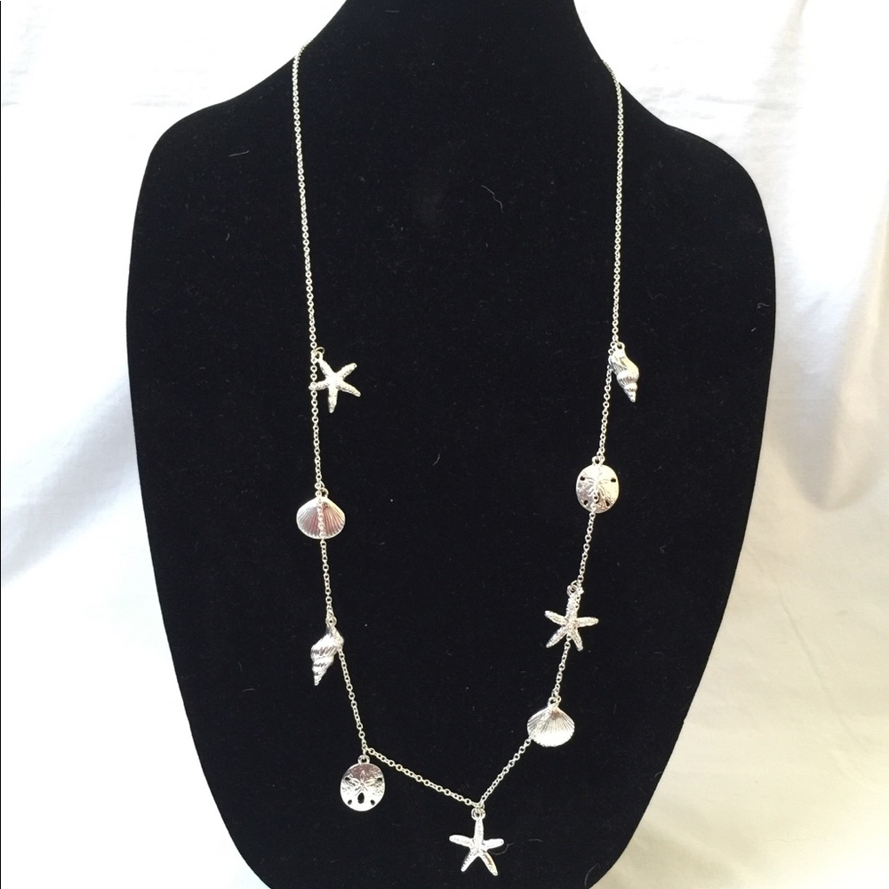 Seashells Silver Necklace